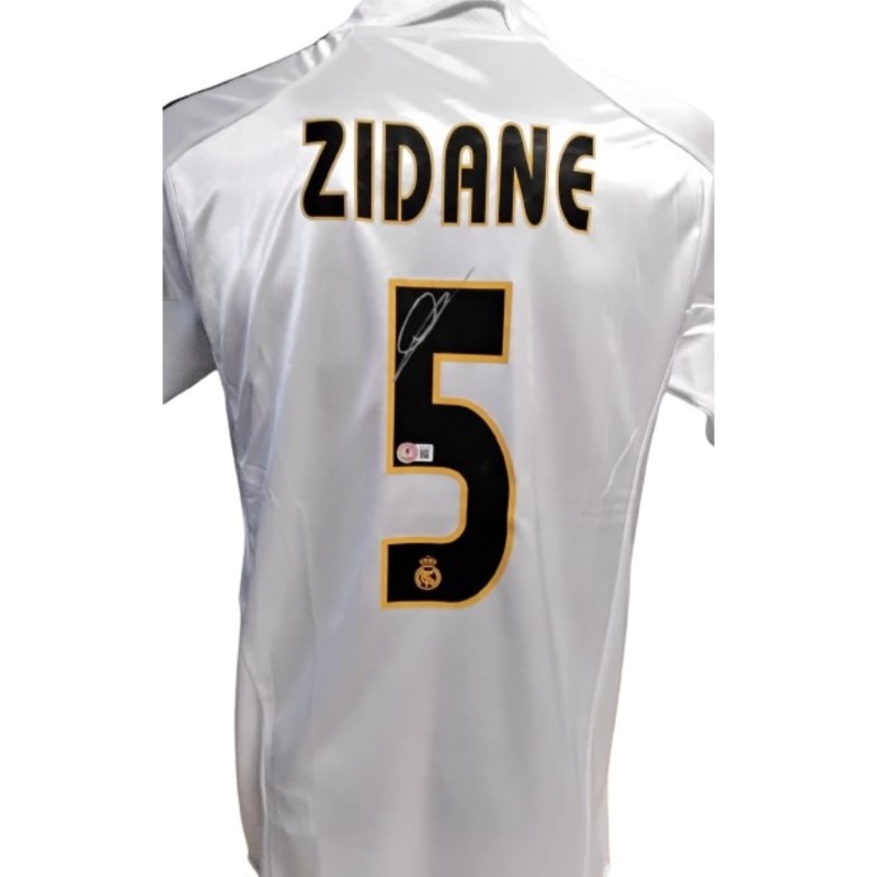 Zidane Real Madrid Replica Signed Shirt, 2004/05 