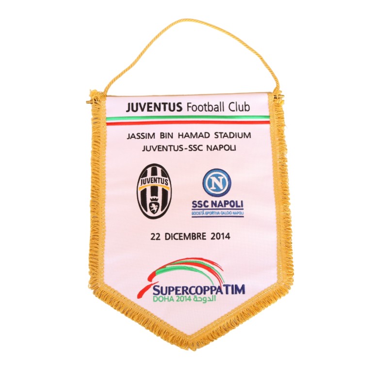 Gagliardetto gara Juventus vs Napoli 2014
