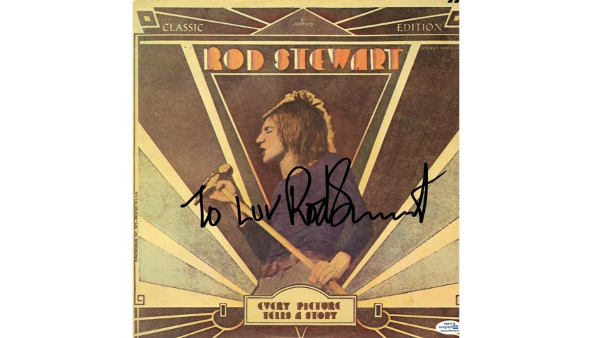 Rod Stewart Hand Signed Record Album
