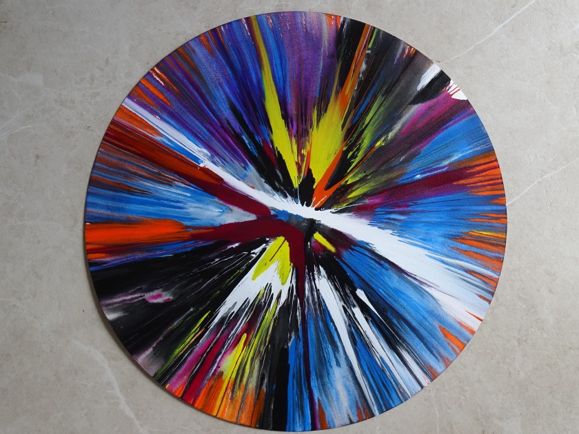 Damien Hirst "Circle Spin Painting"