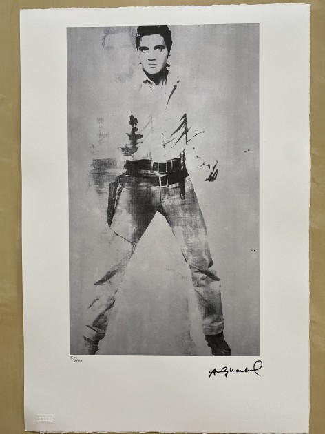 Andy Warhol Signed "Elvis Presley" 