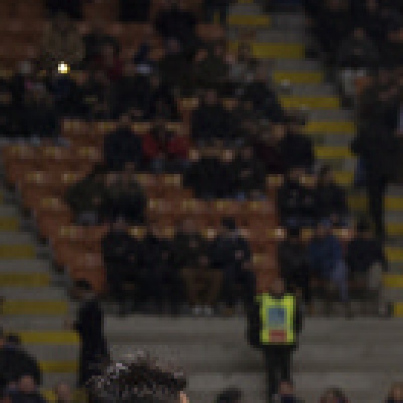 Scendi in campo come mascot in occasione di Inter-Chievo