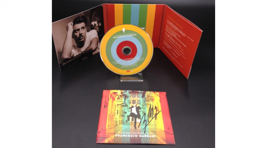 "Volevamo solo essere felici" CD Signed by Francesco Gabbani