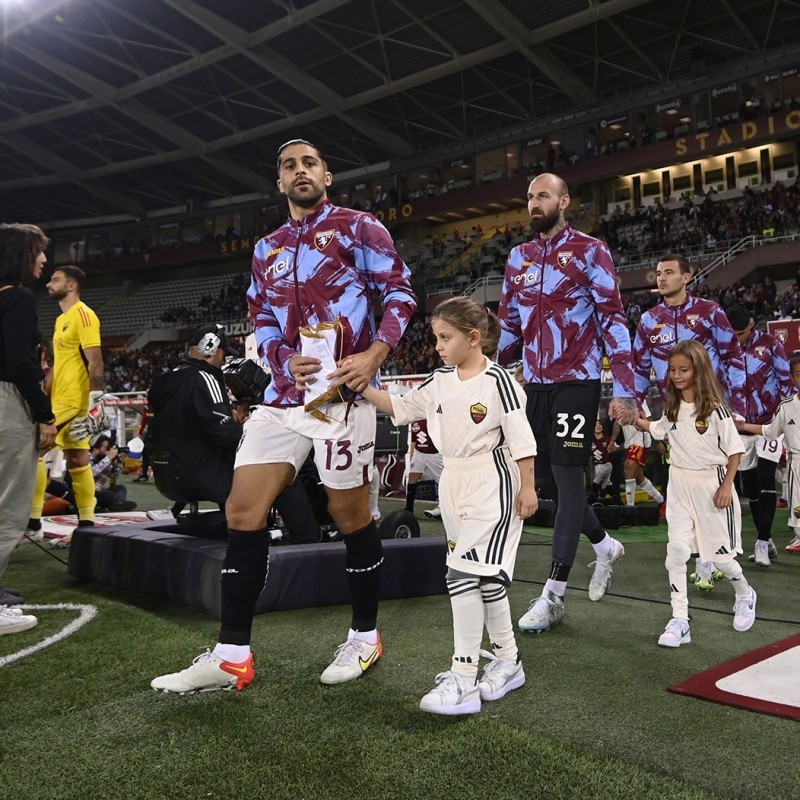 Scendi in campo come Mascotte in occasione di Torino vs Juventus