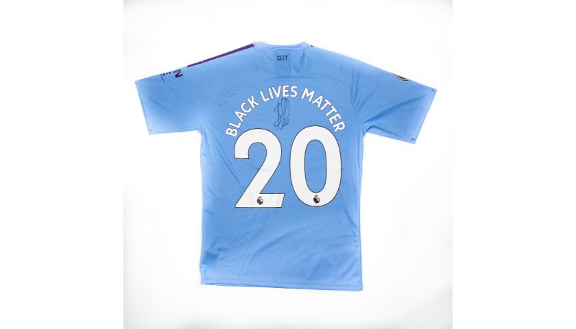 Cityzens Giving for Recovery Match Issued Shirt Signed by Bernardo Silva