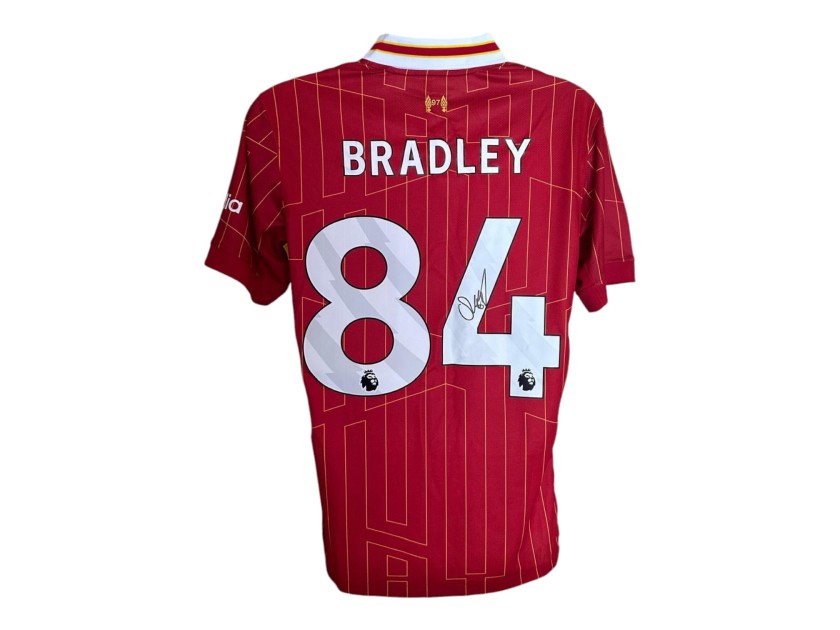 Conor Bradley's Liverpool 2024/25 Signed Replica Shirt