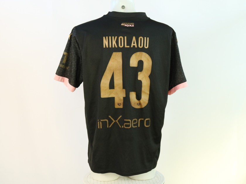 Maglia Nikolaou Unwashed, Carrarese vs Palermo 2024