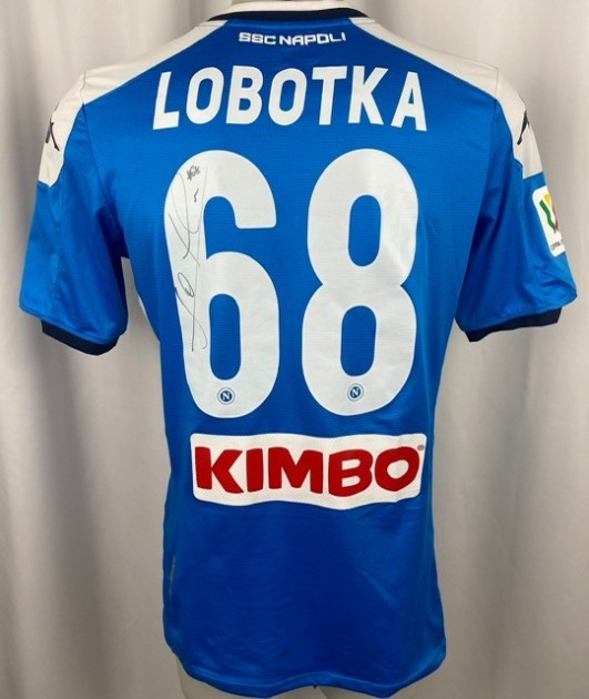 Maglia gara Lobotka. Inter vs Napoli Semifinale Coppa Italia 2019/20 - Autografata