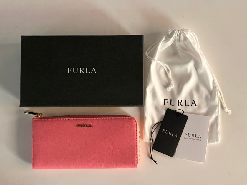 Furla Babylon XL Zip Around L Wallet – Peony Leather