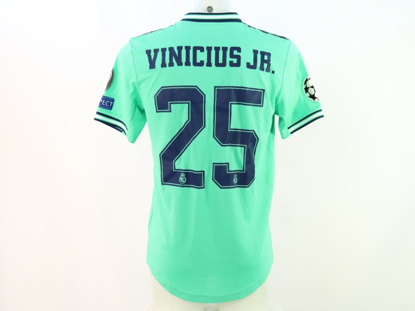 Vinicius' Real Madrid Match-Issued Shirt, UCL 2019/20