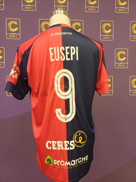 Eusepi's Sambenedettese Signed Issued Shirt, 2025/26