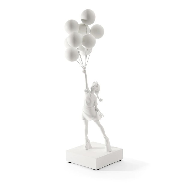 "Banksy - Flying Balloon Girl" Sculpture Medicom x Brandalism