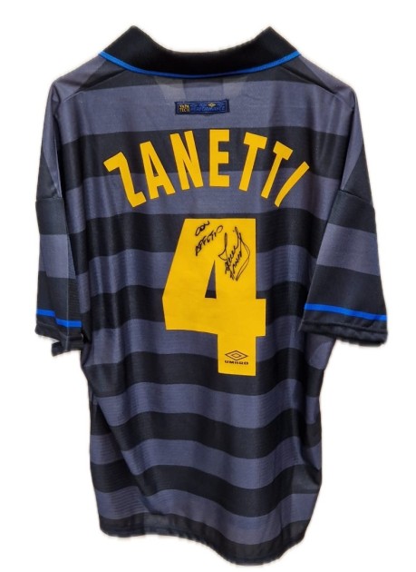 Maglia Ufficiale Zanetti Inter, 1997/98 - Autografata