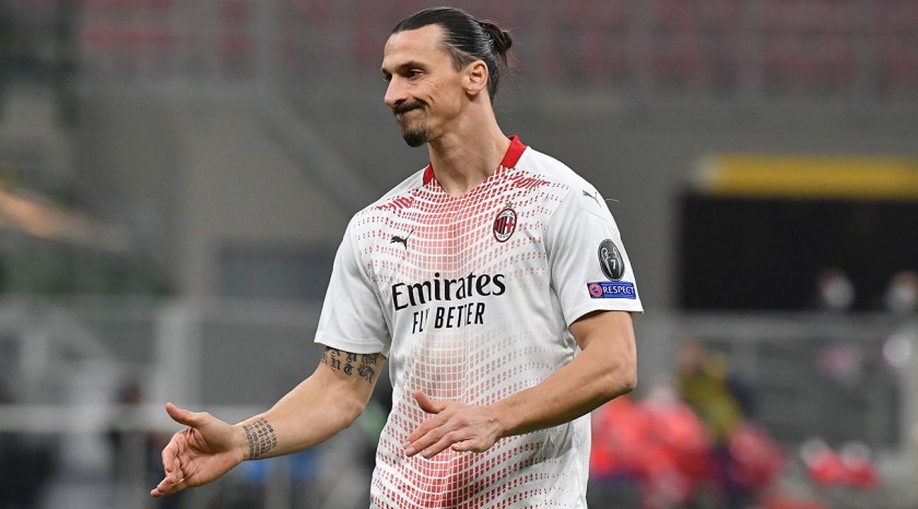 Ibrahimovic's Official Milan Signed Shirt, 2020/21