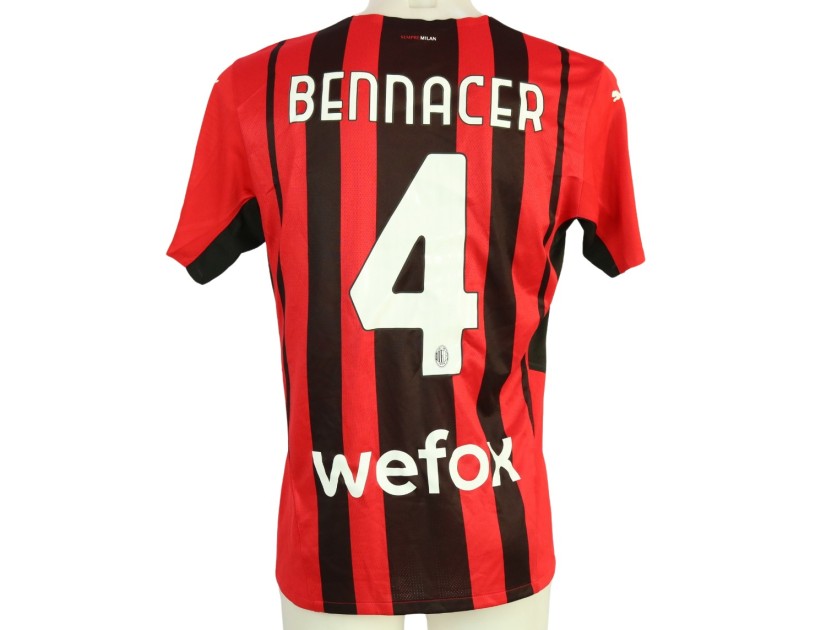 Bennacer's AC Milan Match-Issued Shirt, 2021/22