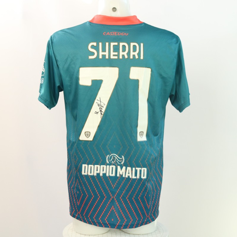 Sherri's Signed Unwashed Shirt, Cagliari vs Cremonese Coppa Italia 2024