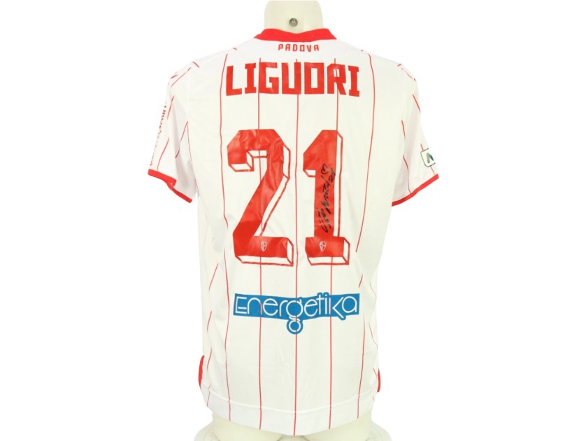 Maglia Liguori unwashed Padova vs Vicenza 2024 - Autografata