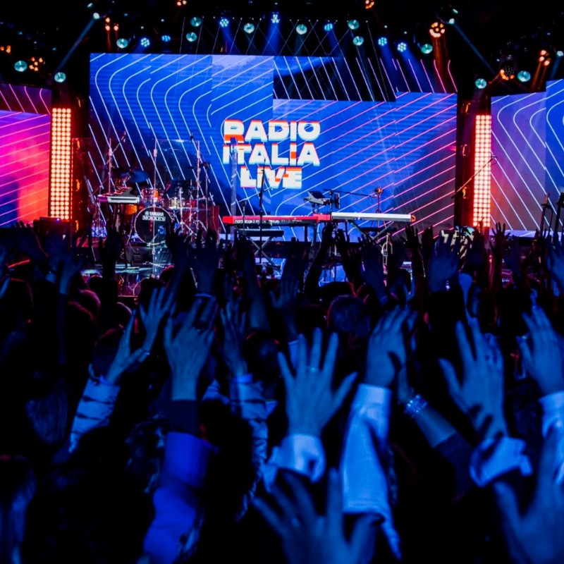 Two Passes/Accreditations for a Radio Italia Live Event with Lounge Access - Cologno Monzese