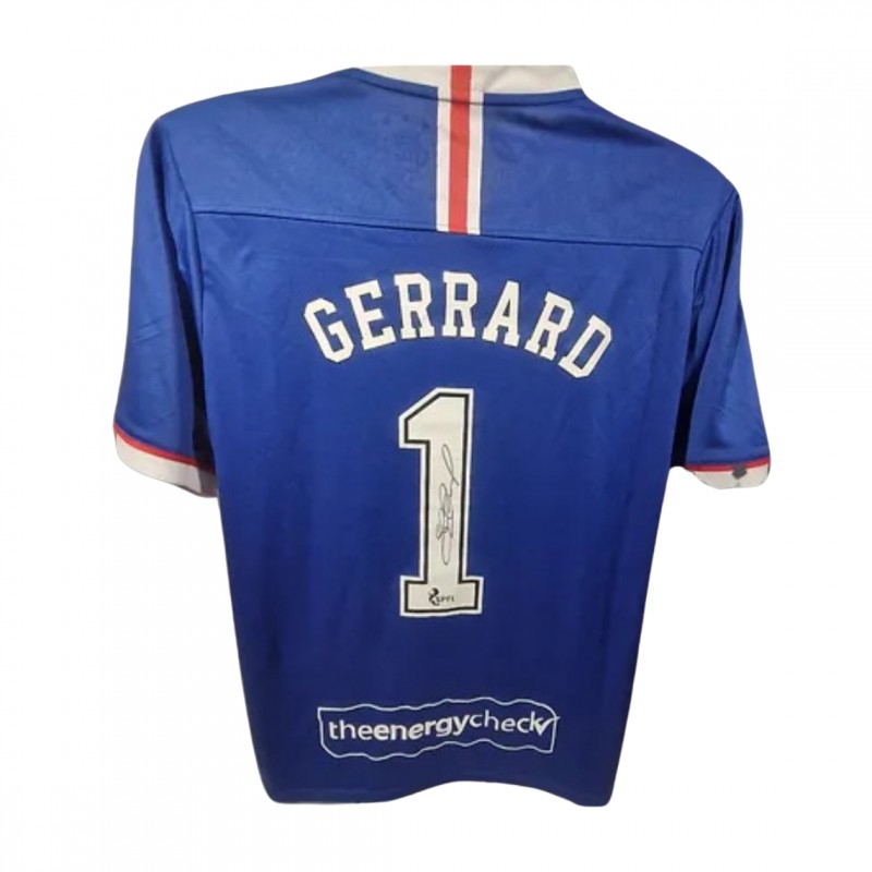 Steven Gerrard's Rangers Signed Shirt