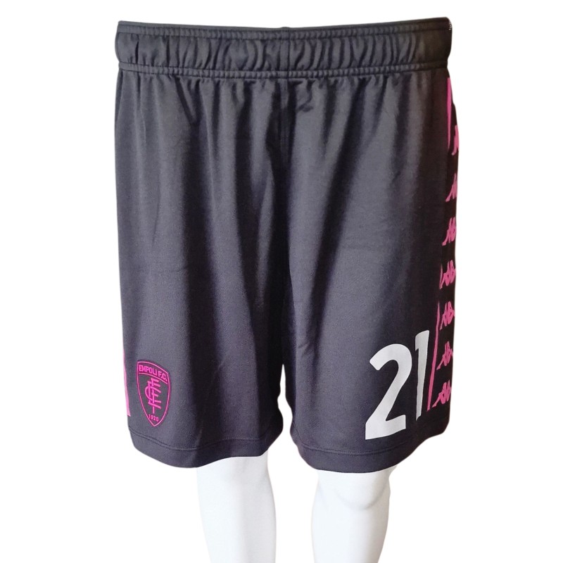 Empoli FC - Mattia Viti Match-Issued Shorts 2024-25
