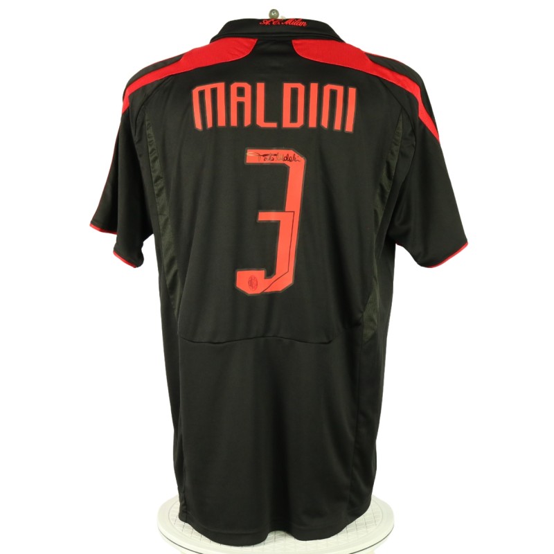 Maldini Official Milan Signed Shirt, 2007/08 