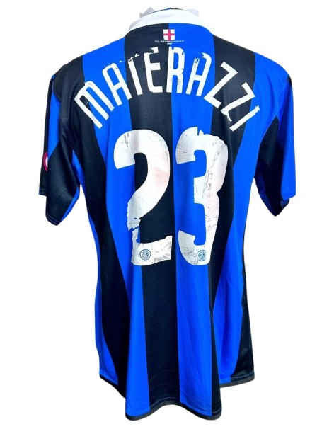 Materazzi's Match-Issued Shirt, Inter vs Lazio 2007