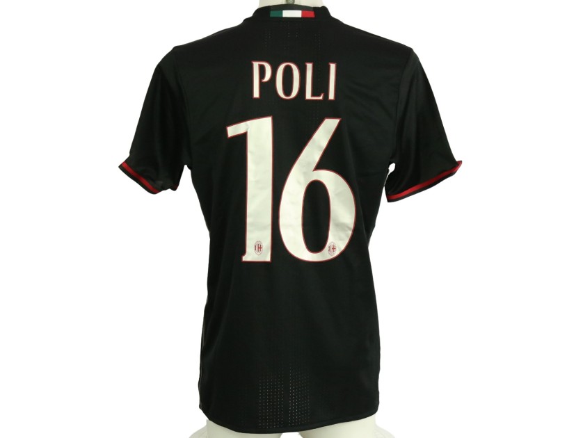 Poli's AC Milan Match Shirt, 2016/17