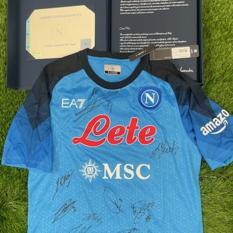 Napoli Official Shirt 2022/23 - Autographed by team - First Limited Edition