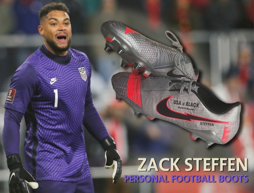 Zack Steffen's Manchester City Personal Football Boots
