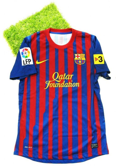 Bonhams : Lionel Andrés Messi La Liga - Season 2011/2012 Barcelona match  worn shirt