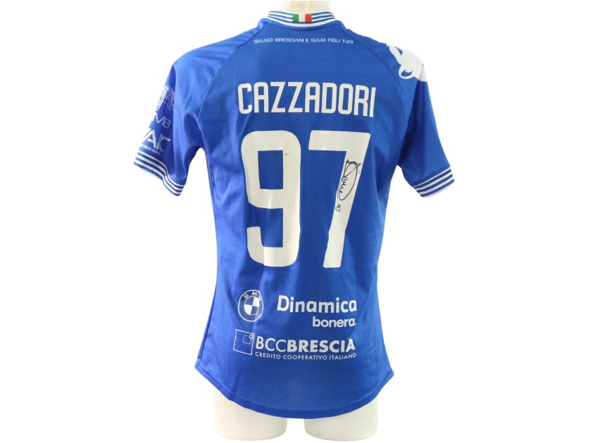 Maglia Cazzadori Unwashed Union Brescia vs Alcione Milano, 2025 - Autografata