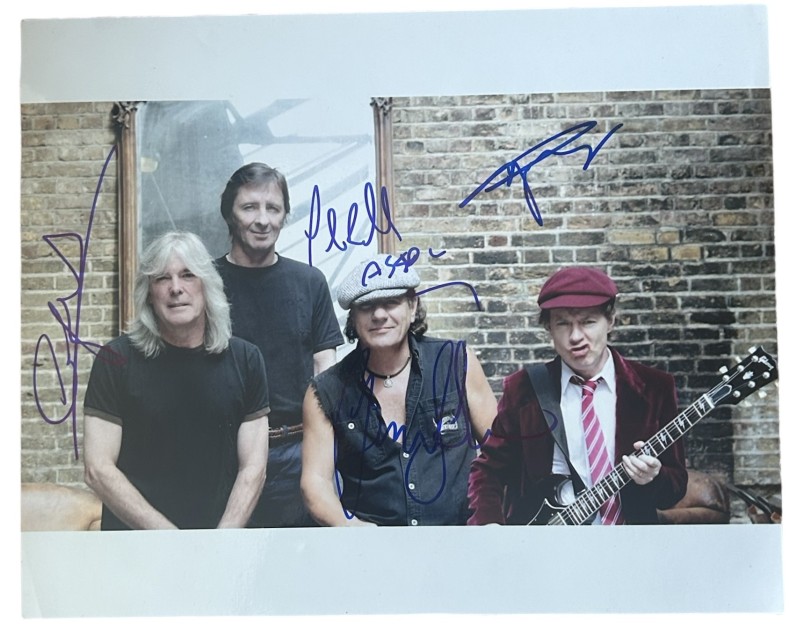 AC/DC Signed Photograph - CharityStars