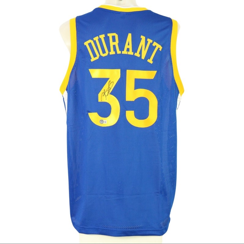 Durant Replica Golden State Signed Jersey + COA