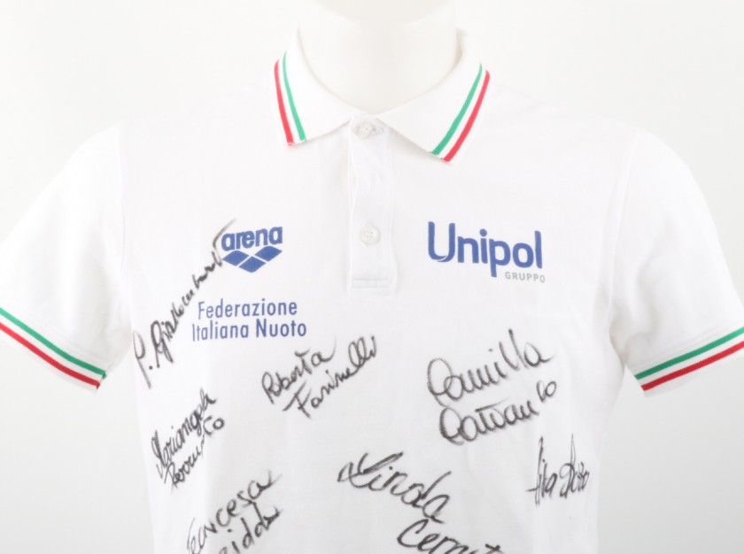 Arena Shirt signed by the Rio 2016 Italy Sincronette