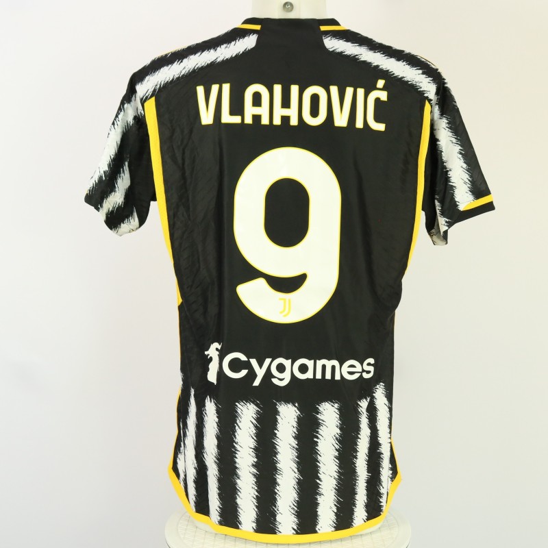 Maglia Vlahovic unwashed Juventus vs Fiorentina 2024 