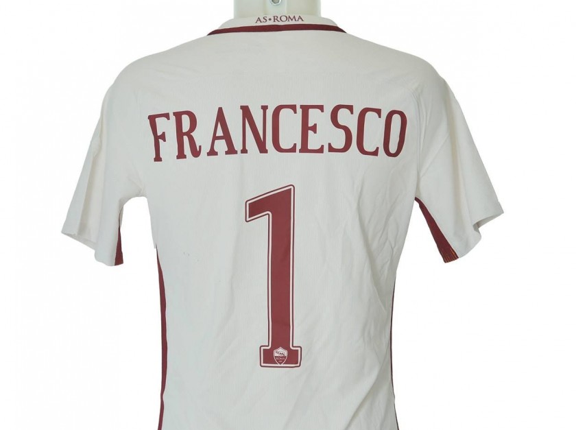 Official AS Roma 16/17 shirt, signed by Francesco Pope - CharityStars