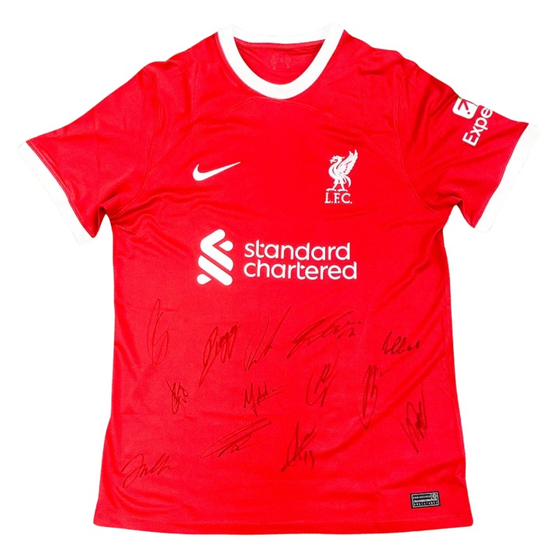Liverpool FC 2023/24 Official Multi Signed Shirt
