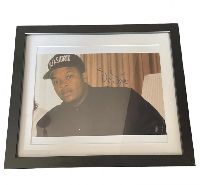 Dr. Dre Signed and Framed Photograph