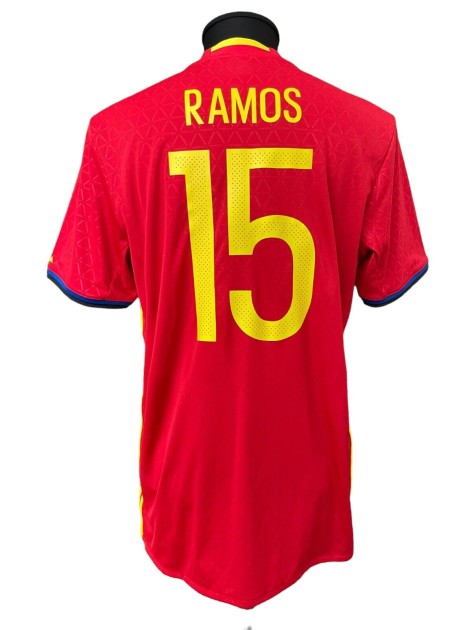 Ramos Official Spain Shirt, 2016