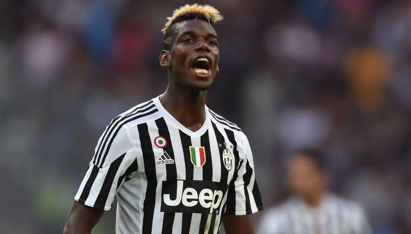 Pogba's Match-Issued/Worn Juventus Shirt, 2015/16 UCL
