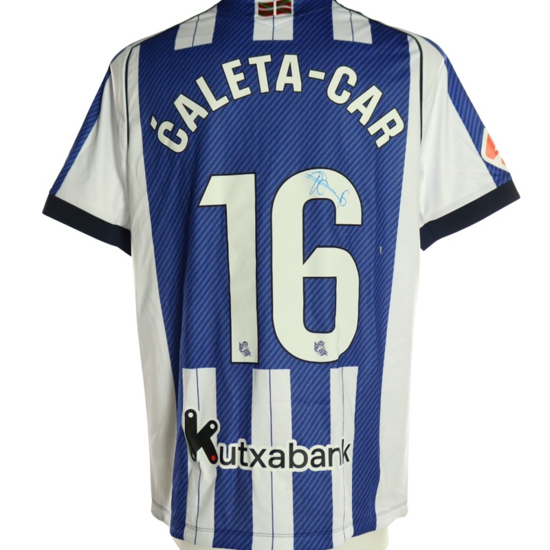 Caleta-Car's Signed Unwashed Shirt, Real Sociedad vs Real Betis 2026