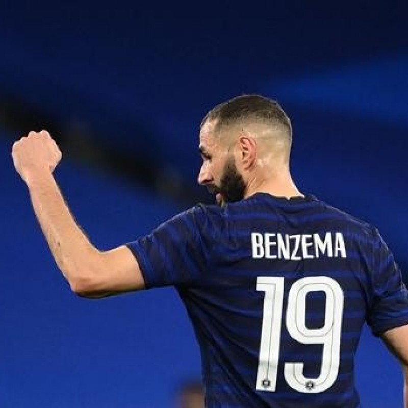 Benzema's Official France Signed Shirt, 2021/22