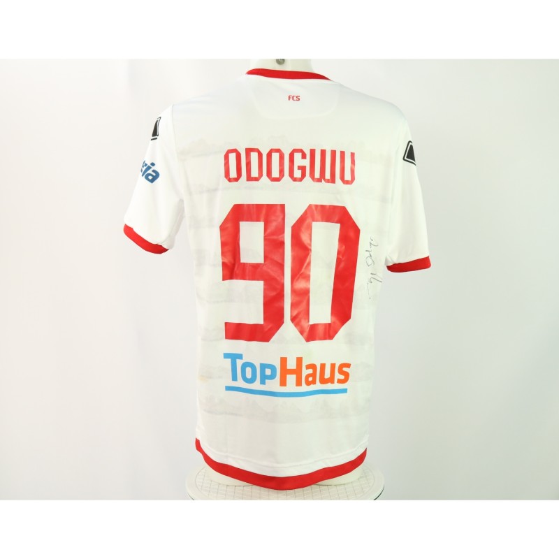 Odogwu's Signed Unwashed Shirt, Sudtirol vs Cremonese 2024