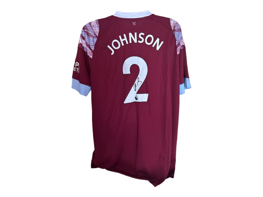 Maglia ufficiale firmata da Ben Johnson per il West Ham 2022/23