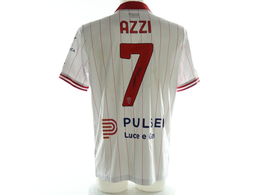 Maglia Azzi Unwashed Catanzaro vs Monza, 2026 - Autografata