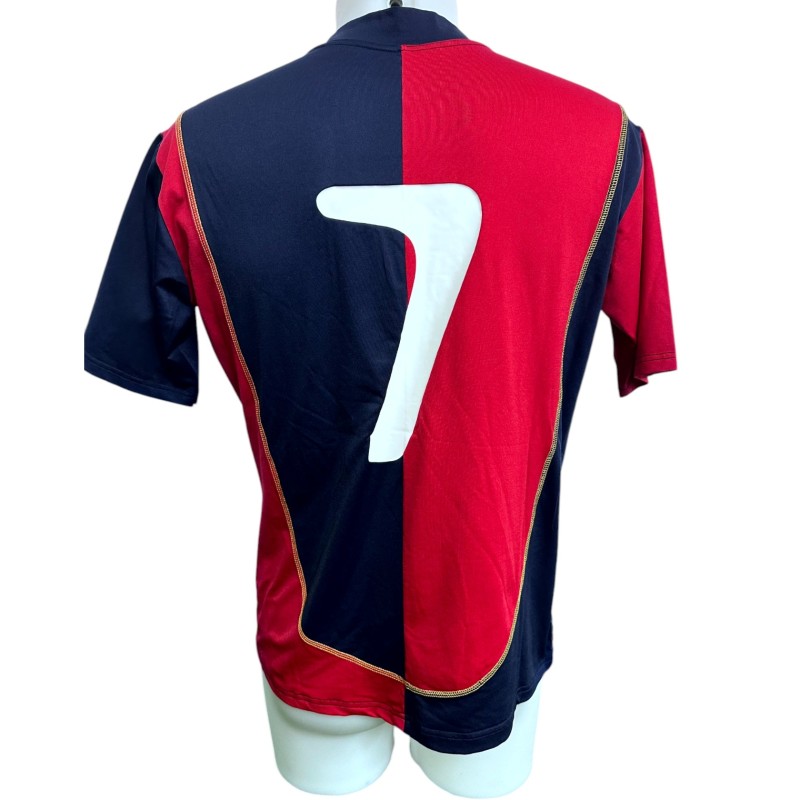 Cagliari's Match-Issued Shirt, 2004/05