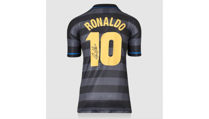 Ronaldo's Internazionale Signed Retro Shirt - CharityStars