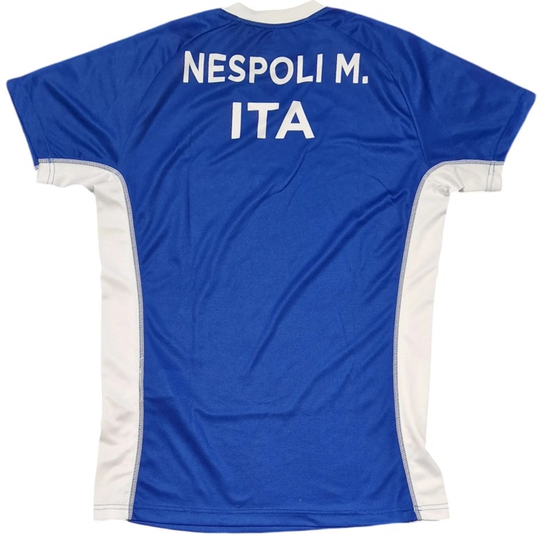 Olimpiadi Parigi 2024 - Maglia indossata e autografata da Mauro Nespoli