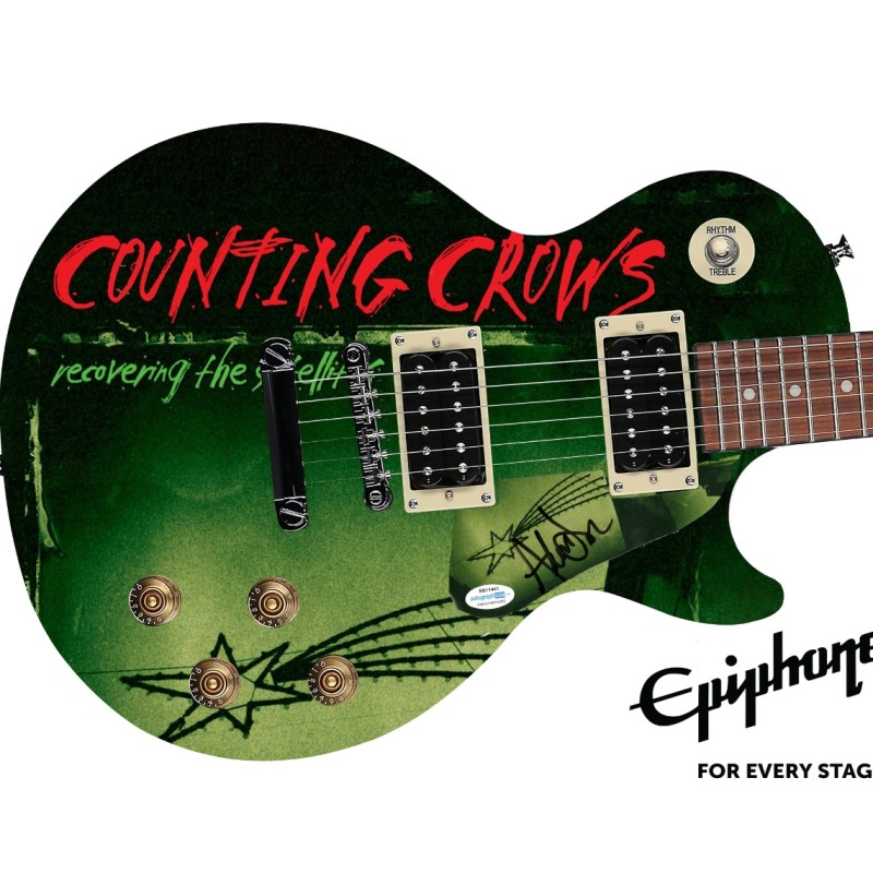 Adam Duritz of Counting Crows Signed Gibson Epiphone Les Paul Graphics Guitar