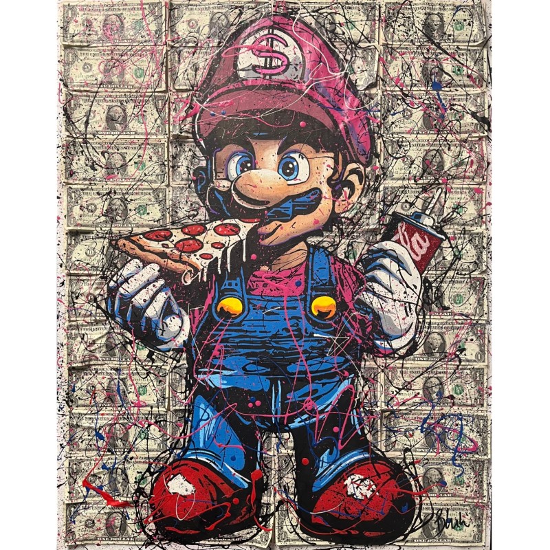 "Super Mario Bros Pizza" by Paz Blandina